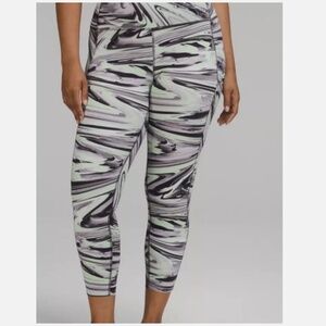 Lululemon Womens Fast Free HR Tight 25” Size 4 in PAWM With Pockets $128